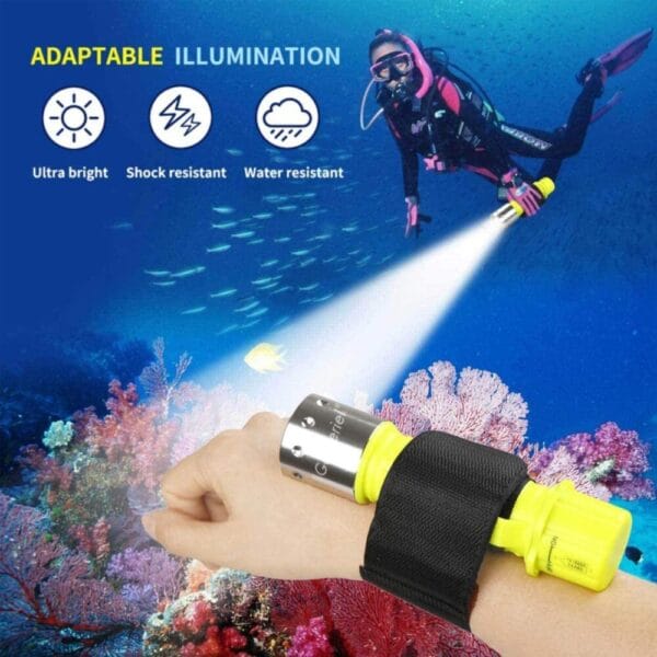 2 Pack Scuba Diving Flashlight – Super Bright Dive Light - Image 2